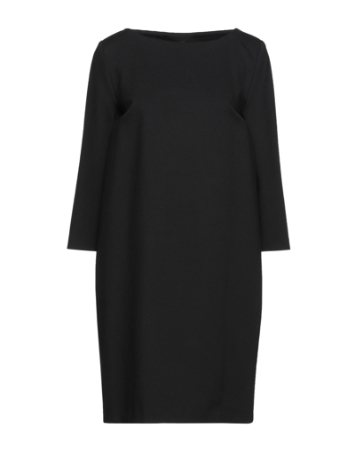 Shop Manila Grace Woman Mini Dress Black Size 4 Viscose, Polyamide, Elastane