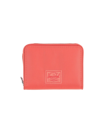 Shop Herschel Supply Co . Woman Wallet Coral Size - Recycled Pet In Red