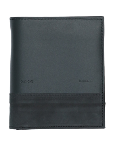 Shop Oamc Man Wallet Black Size - Calfskin