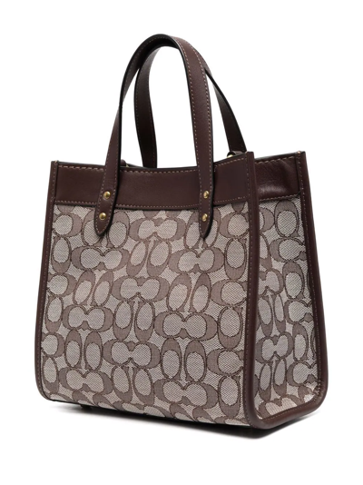 Coach Field Tote Bag In Braun