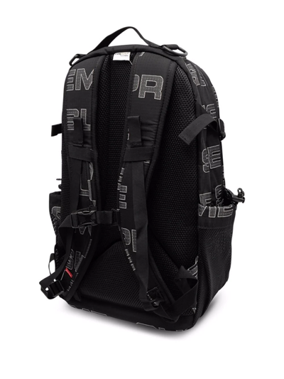 Supreme Logo-print Backpack In Black
