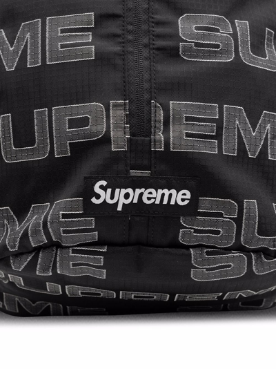 Supreme Logo-print Backpack In Black