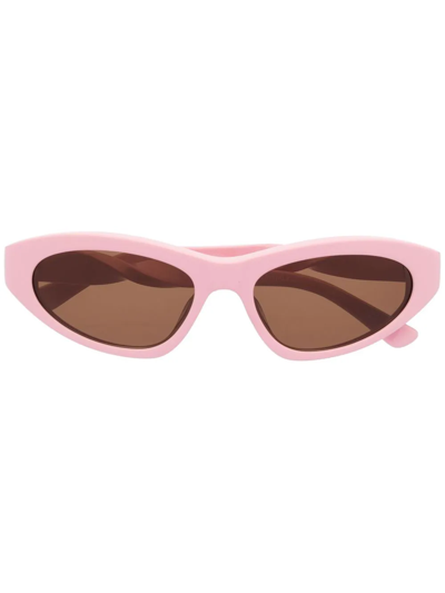 Shop Balenciaga Twist Cat Eye-frame Sunglasses In Rosa