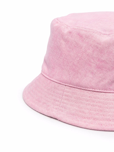 Shop Isabel Marant Haley Denim Bucket Hat In Rosa