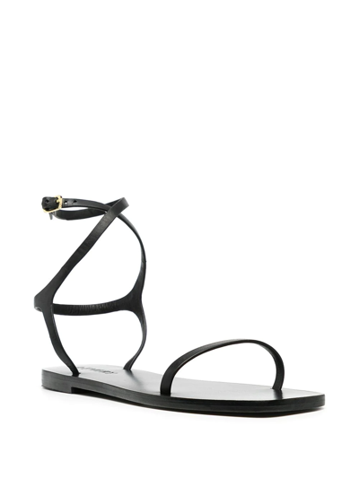 Shop A.emery Vivienne Open-toe Sandals In Schwarz