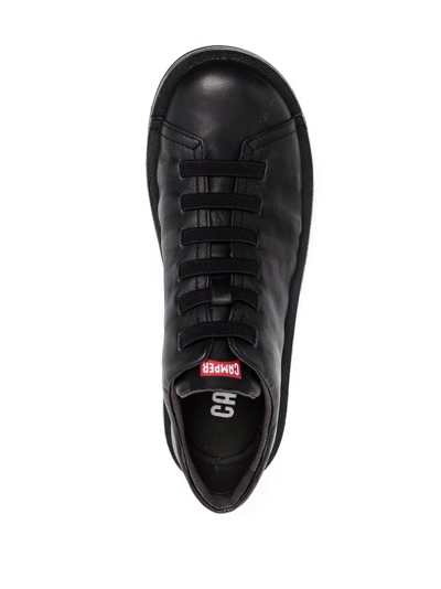 Camper Low-top Lace-up Trainers In Black