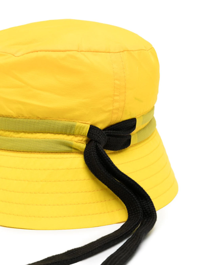 Shop Craig Green Drawstring-fastening Hat In Gelb