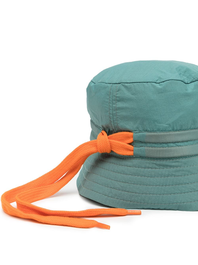 Shop Craig Green Drawstring-fastened Bucket Hat In Blau