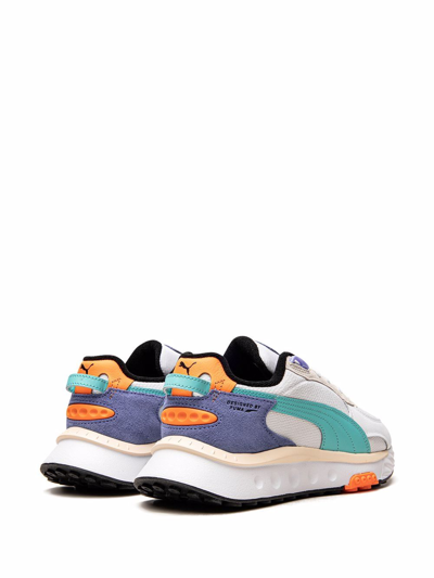 Shop Puma Wild Rider Nrg Sneakers In Weiss