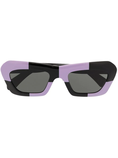 Shop Retrosuperfuture Zenya Cat-eye Sunglasses In Schwarz