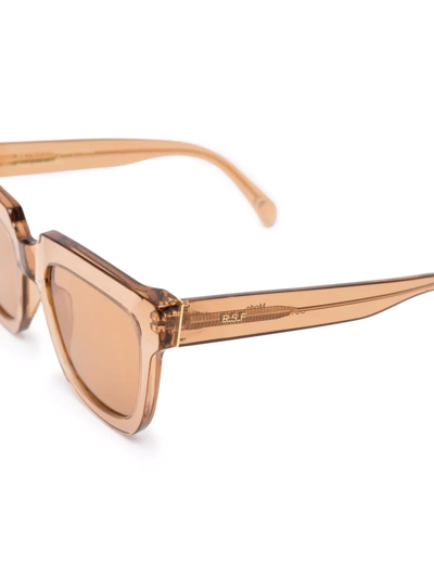 Retrosuperfuture Modo Cola Refined Sunglasses In Braun