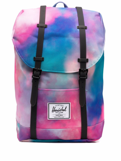 Herschel Supply Co. Retreat Tie-dye Print Backpack In Pink | ModeSens