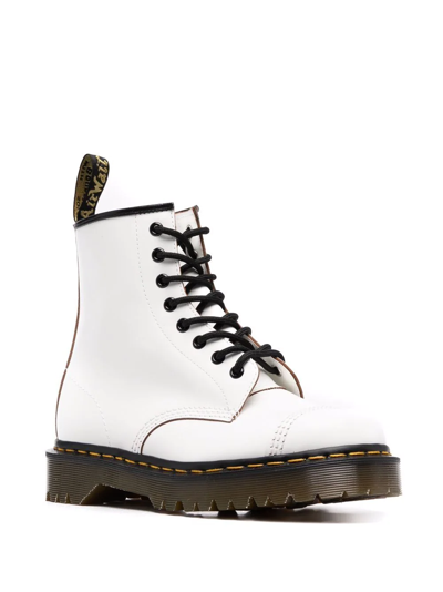 Shop Dr. Martens' Bex Toe Cap Ankle Boots In Weiss