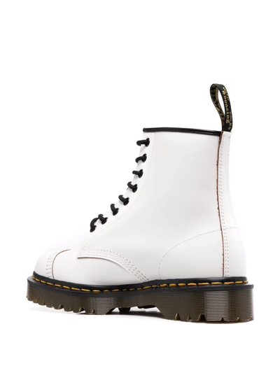 Shop Dr. Martens' Bex Toe Cap Ankle Boots In Weiss