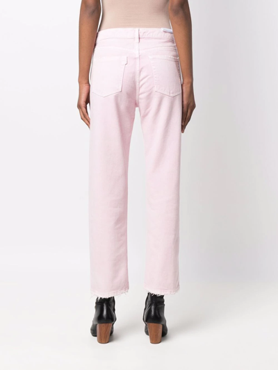 Shop 3x1 High-rise Straight-leg Jeans In Rosa