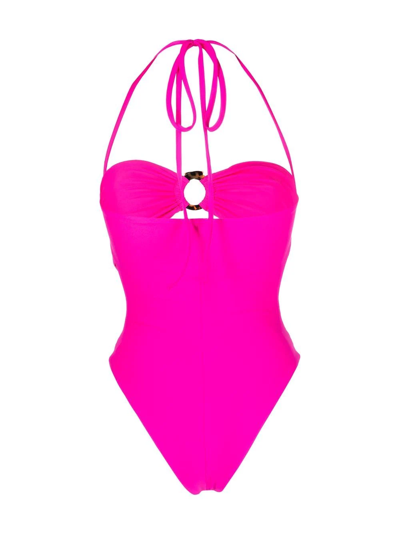 Shop Giuseppe Di Morabito Cut Out-detail Swimsuit In Rosa