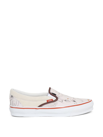 Shop Vans X Javier Calleja Vault U Og Slip-on Sneaker Off-white
