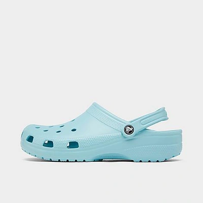 Shop Crocs Unisex Classic Clog Shoes (men's Sizing) In Pure Water