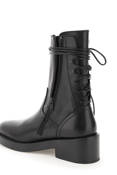 Shop Ann Demeulemeester Henrica Leather Boots