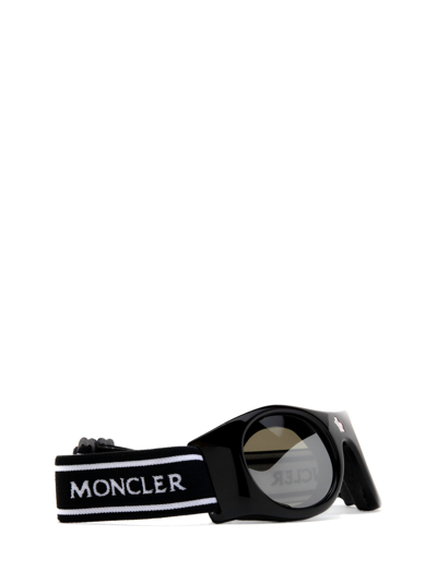 Shop Moncler Sunglasses In Black