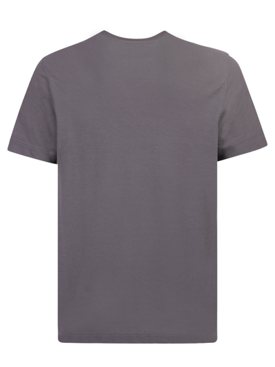 Shop Zanone Roundneck T-shirt In Grey