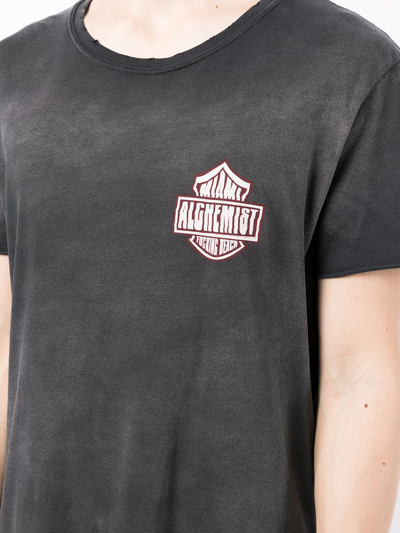 Shop Alchemist Logo Crew-neck T-shirt In Grau