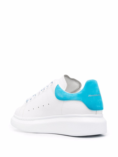 Shop Alexander Mcqueen Oversized Sole Sneakers In Weiss