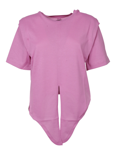 Shop Isabel Marant Zelikia T-shirt Clothing In Pink &amp; Purple