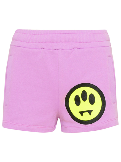 Shop Barrow Pink Cotton Shorts