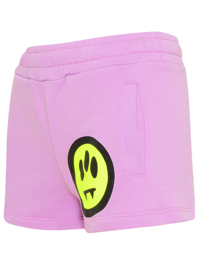 Shop Barrow Pink Cotton Shorts