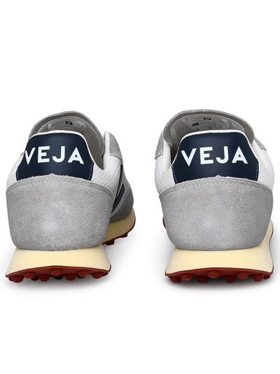 Shop Veja White And Grey Polyester Rio-branco Sneakers