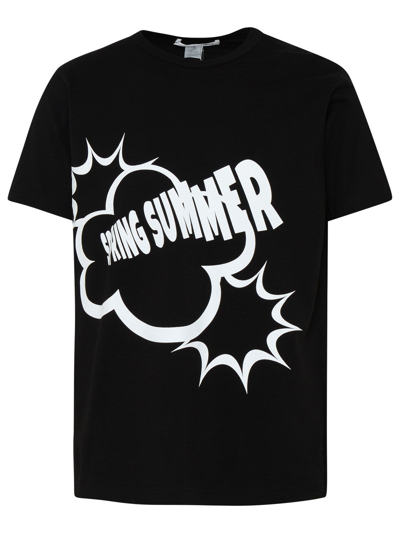 Shop Comme Des Garçons Shirt T-shirt In Cotone Nera In Black