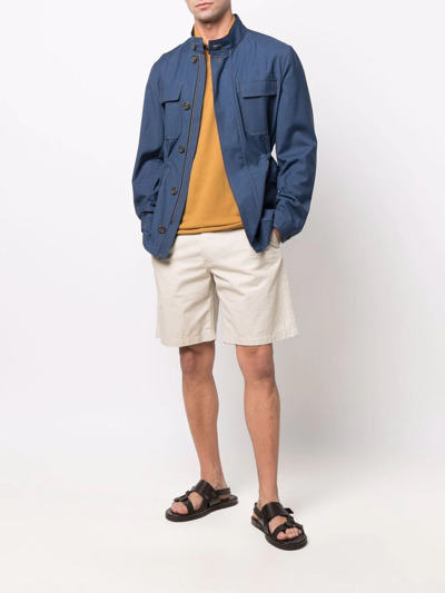 CANALI SINGLE-BREASTED FIELD JACKET 