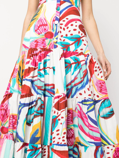 Shop Patbo Stargazer Midi Dress In Mehrfarbig