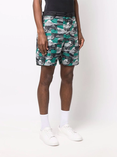 Ferrari Bermuda Shorts In Black