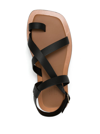 Shop A.emery Ankle-buckle Strap Sandals In Black