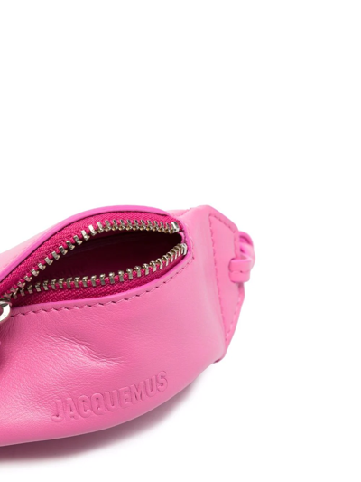Jacquemus Logo-embossed Wallet In Rosa