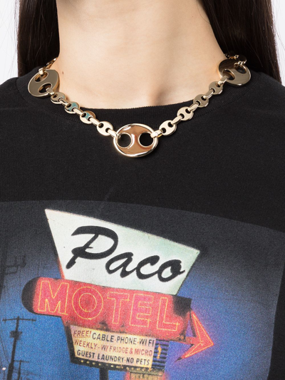 Rabanne Chain-link Choker Necklace In Gold