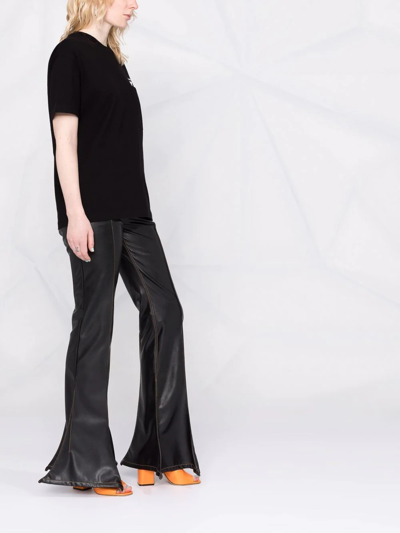 Off-white 'jersey' Print Short-sleeve T-shirt In Schwarz