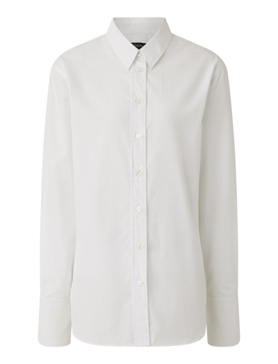 Shop Joseph Light Poplin Joe Shirt In White