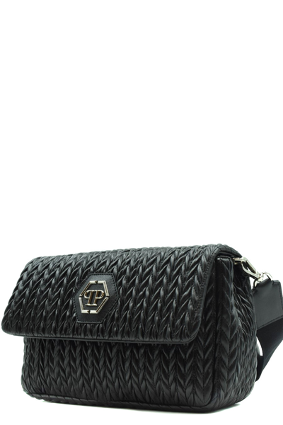 Shop Philipp Plein Shoulder Bags In Black