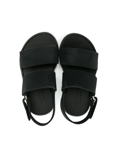 Shop Babywalker Open Toe Sandals In Black