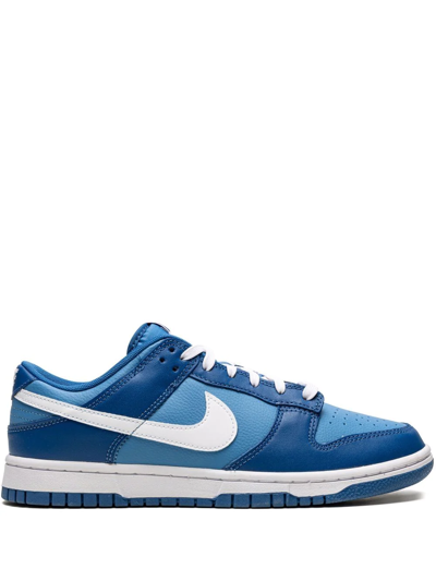 Nike Dunk Low Retro "dark Marina Blue" Sneakers In Blue
