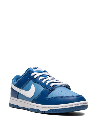 Nike Dunk Low Retro "dark Marina Blue" Sneakers In Blue