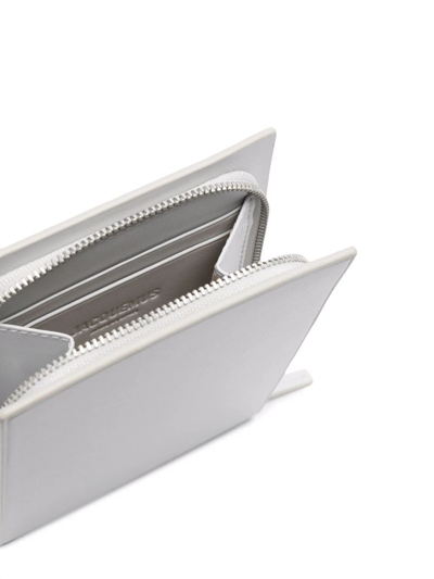 Jacquemus Leather Shoulder Bag In Grau