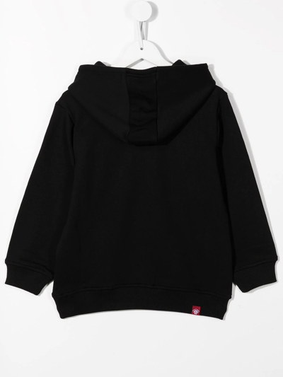Mostly Heard Rarely Seen 8-bit Graphic Print Cotton Hoodie In Black