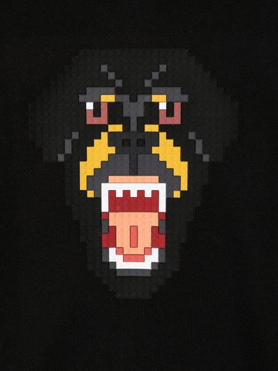 Mostly Heard Rarely Seen 8-bit Graphic Print Hoodie In Black