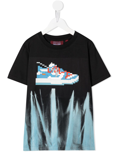 Mostly Heard Rarely Seen 8-bit Graphic Print Cotton T-shirt In Black