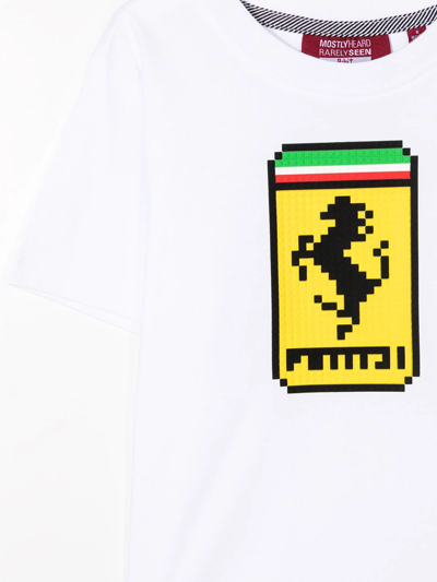 Mostly Heard Rarely Seen 8-bit Graphic Print Short Sleeve T-shirt In White