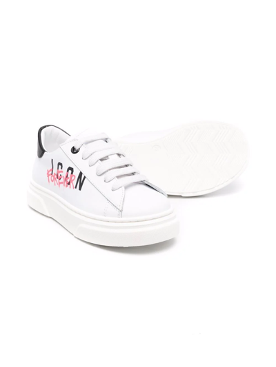 Dsquared2 Forever Icon Low-top Sneakers In White